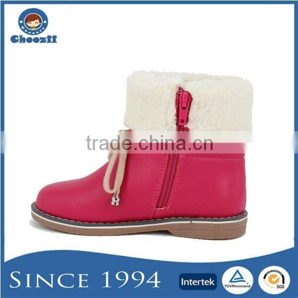 wholesale girls various colors fur lined kids shoes winter boots