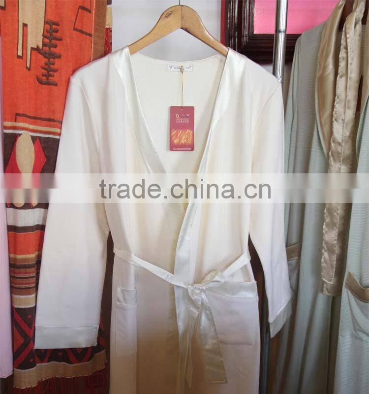 High Quality SPF (soybean Protein fiber) ladies' Robe