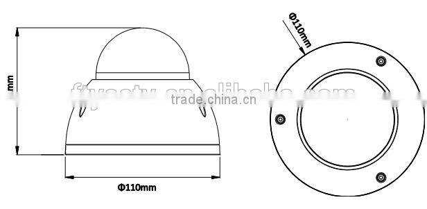 Top Ten Selling DH-IPC-HDBW4800E 4K 12MP Waterproof IR Dome P2P Dahua Camera