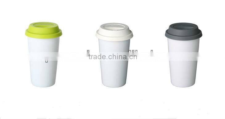 14 oz Porcelain Take Away Mug