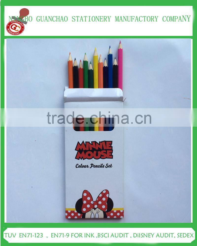 color pencils set/color pencil/12 color pencil