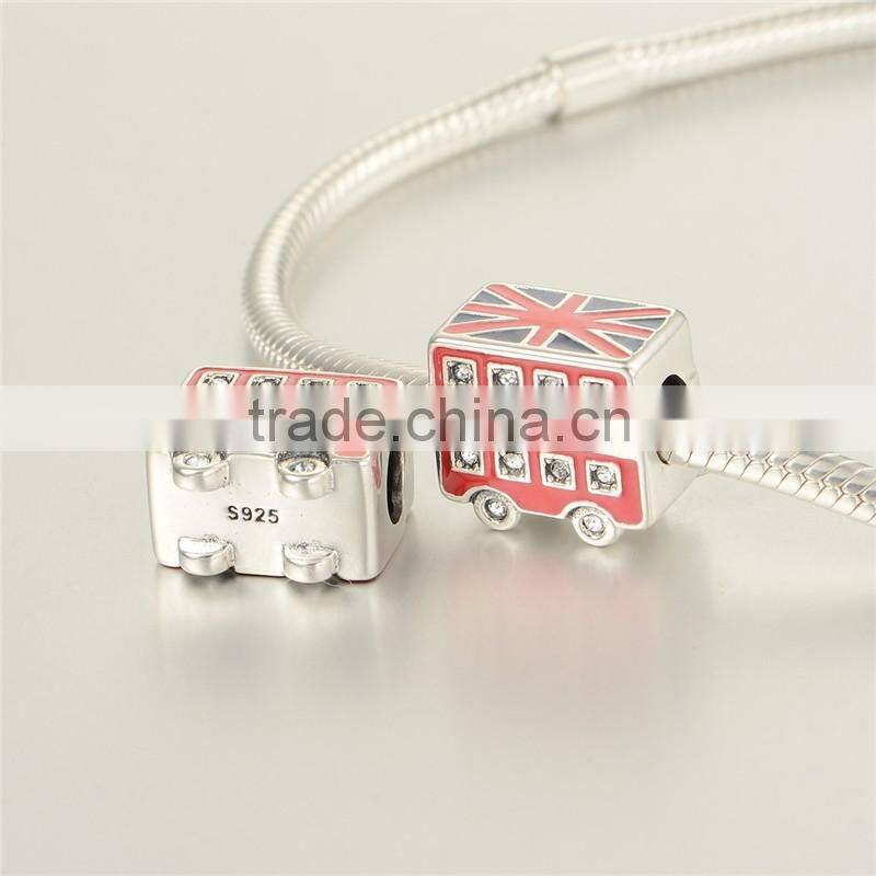 london bus bead bracelet necklaces jewelry