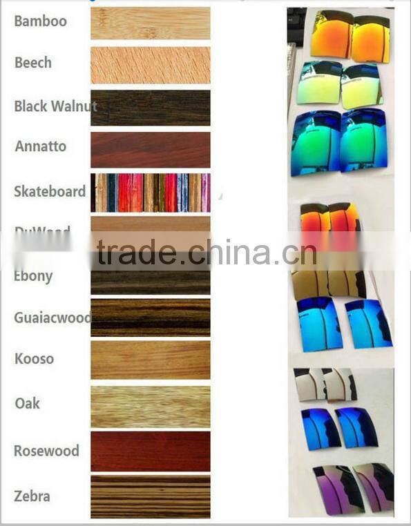 Colorful frames handmade wood sunglasses wholesale