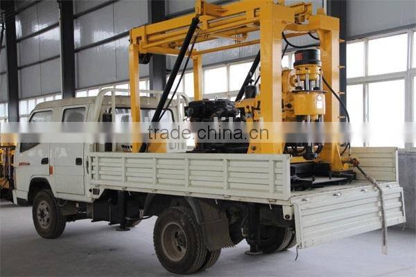 Water Well Truck Mounted Drilling Rig For Hydraulic Feed