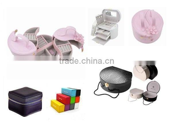 Leather Wooden Watch Packaging Box, Leather Gift Box for Watch