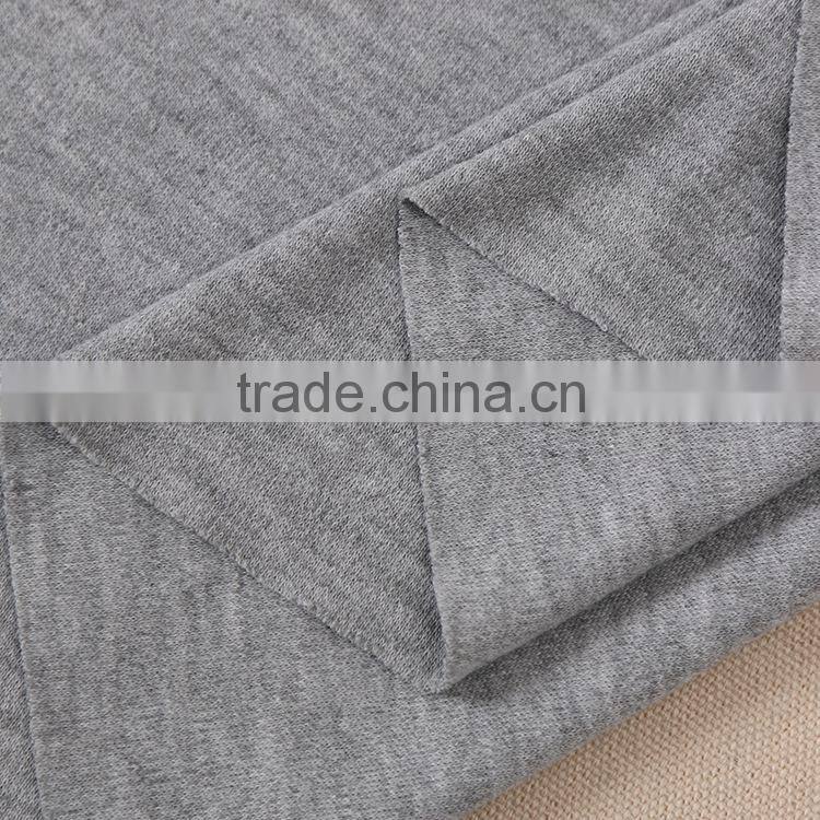 Factory sweat fabric plain solid dyed t c 65 polyester 35 cotton grey fabric woven blend fabric for women dressing