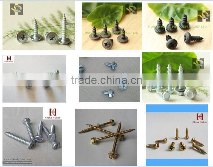 Long chipboard screws for soft wood and wood furniture