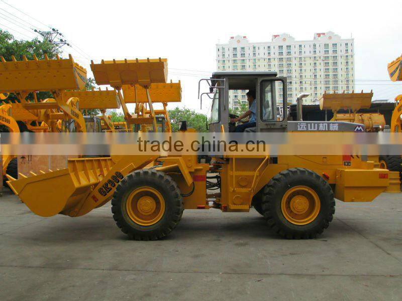 Wheel loader 3t , used wheel loader at block makin machine for brick machine