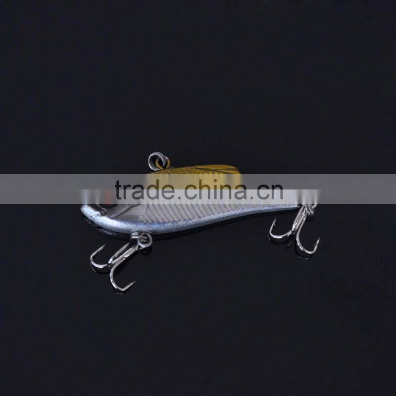 4pcs 4.5g 5cm VIB Vibration Minow Fishing Lure Hard Bait with 2 Treble Hooks Fishing Tackle