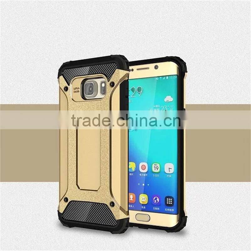 2016 Latest free sample For Samsung Galaxy S6 Edge Plus Armor Impact PC TPU phone Case ,mobile Phone Case