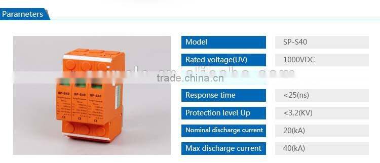 3Poles Lightning Adapter SPD Power Surge Protectors (SP-S40)