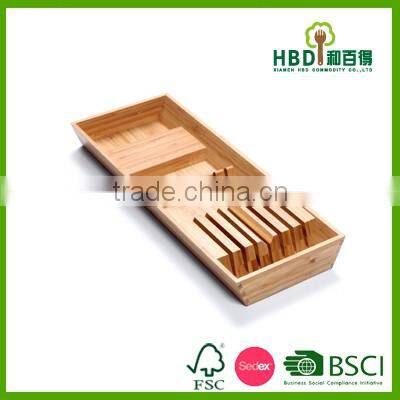 Bamboo knife blcok