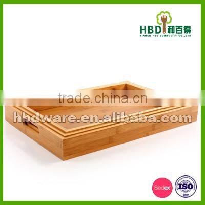 High quality eco-friendly bamboo serving tray , bamboo tray wholesales
