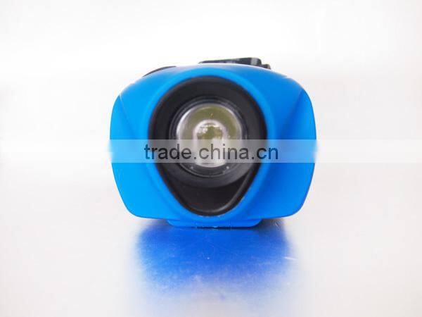 Passed CE durable LED mini plastic led headlamp aa battery
