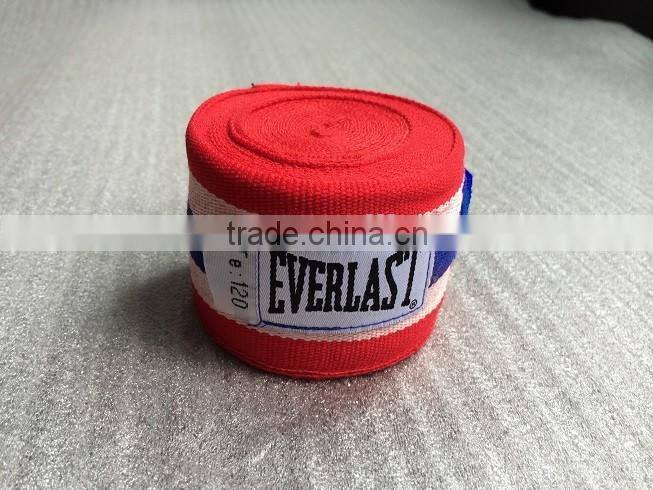 Width 5cm length 3M 100% cotton bandage strap boxing gloves sanda muaythai bandage MMA