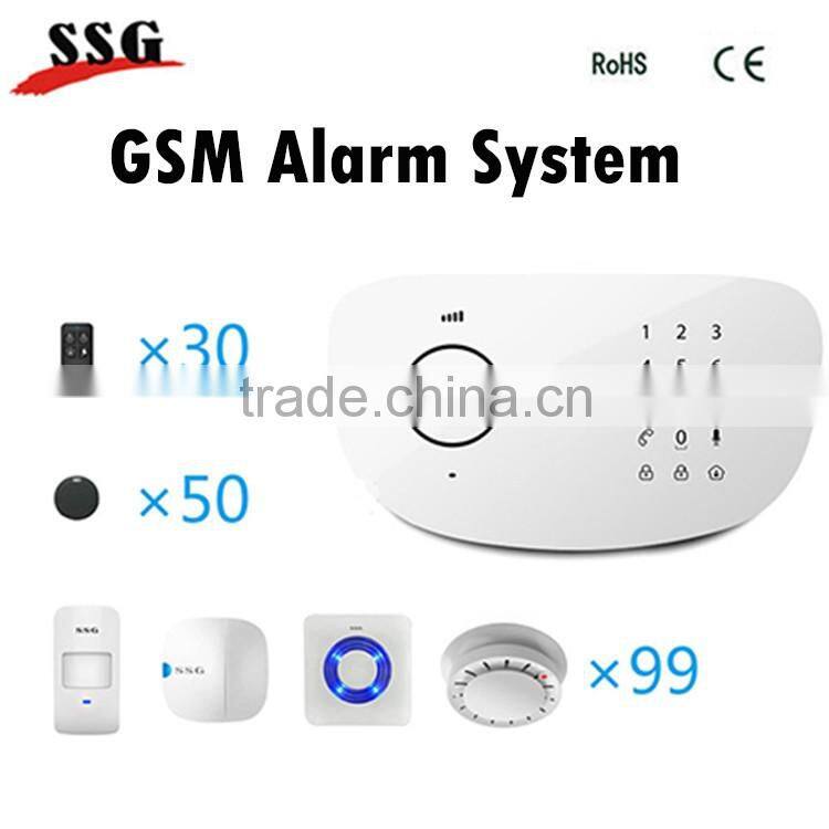 Remote control smart Wifi alarm system control by App home security alarm system