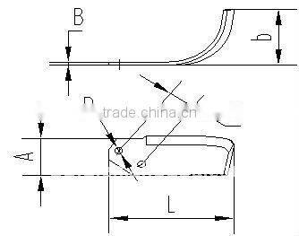 Italy tiller coulter for cultivator the green machine