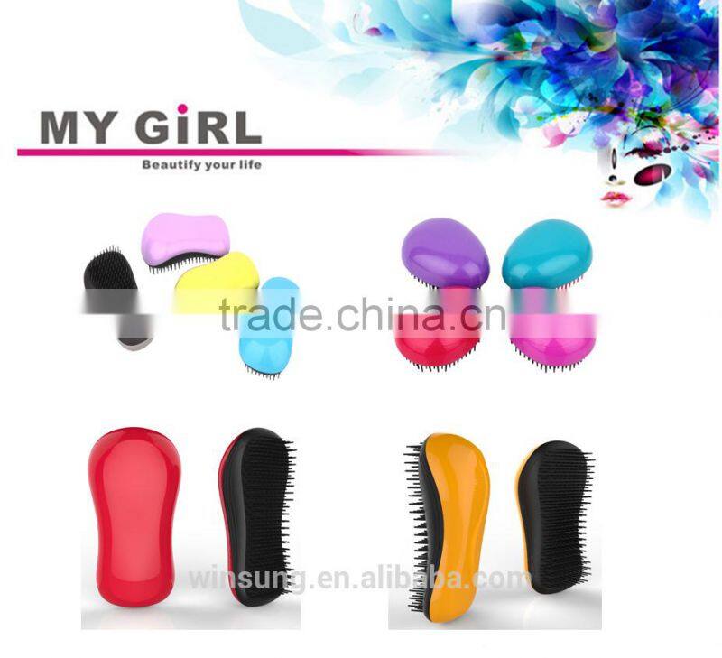My girl meat transfer printing hair brush tangle angel hair brush manufacturer professional hair brush