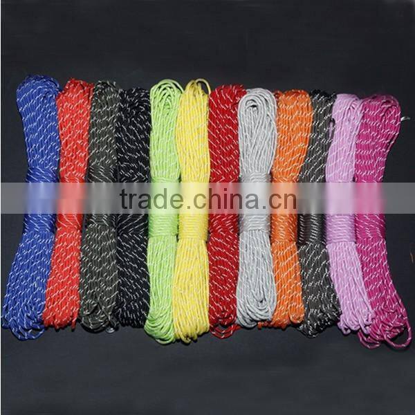 12 Colors 7 Strand Reflective Paracute Wholesale PRC-3003