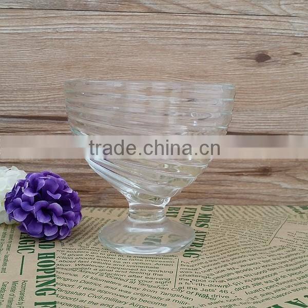 high quality clear ice cream glass cup with 170ml from Bengbu Cattelan Glassware