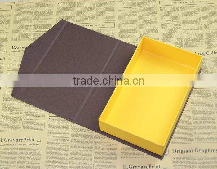 new style folding fancy paper gift box with magnet closure for jewelry