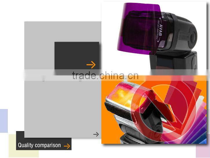 BAVA studio fLash color gels filter 20pc gels-Band universal lighting filter