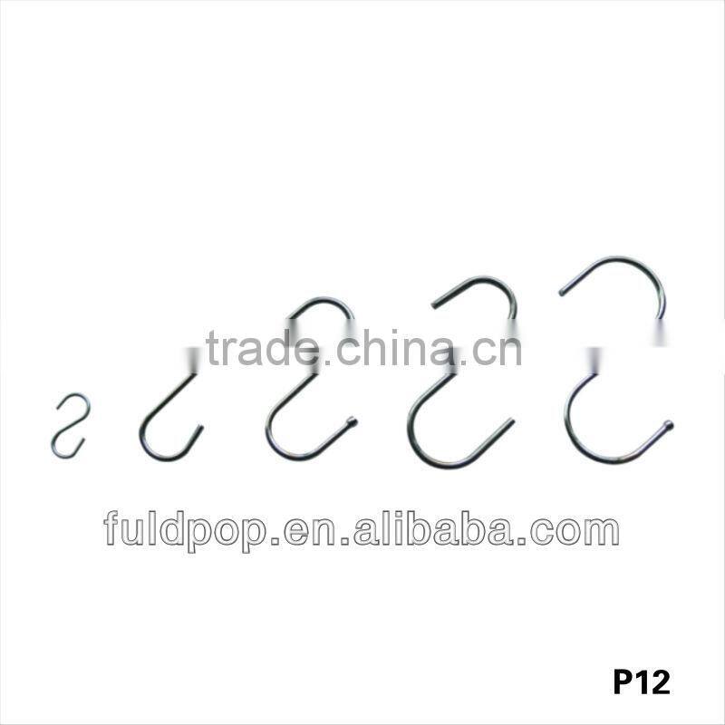 FLD Metal Customized made Durable different size Metal S hook