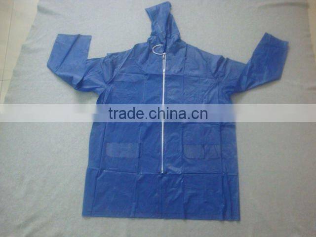 100% pvc rainjacket