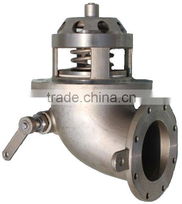 fuel tanker stainless steel manual emergency valve