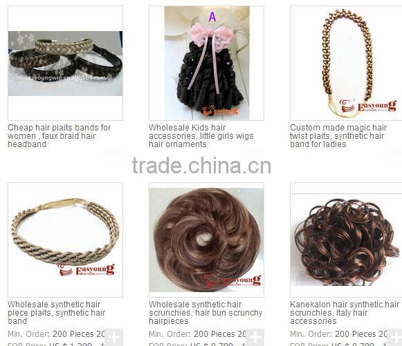 Claw clip hair pieces with flowers. Fashion wigs hair accessories