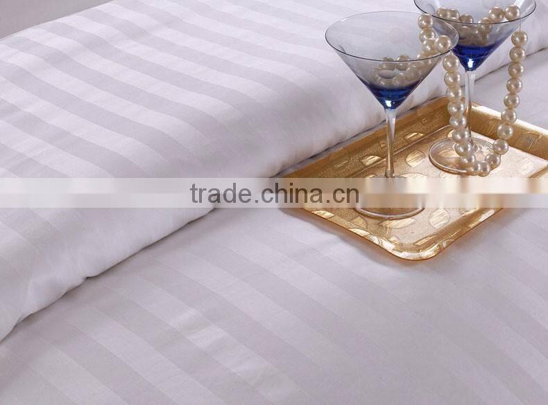100% Cotton Sateen Stripe Hotel Bedding Set,Duvet Cover Set
