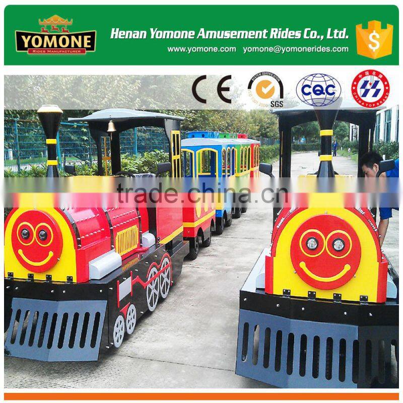 Amusement park rides miniature electric amusement kids train for sale