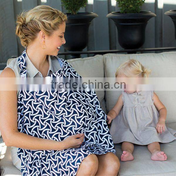 light grey mondel spandex super soft baby car seat nursing top wear