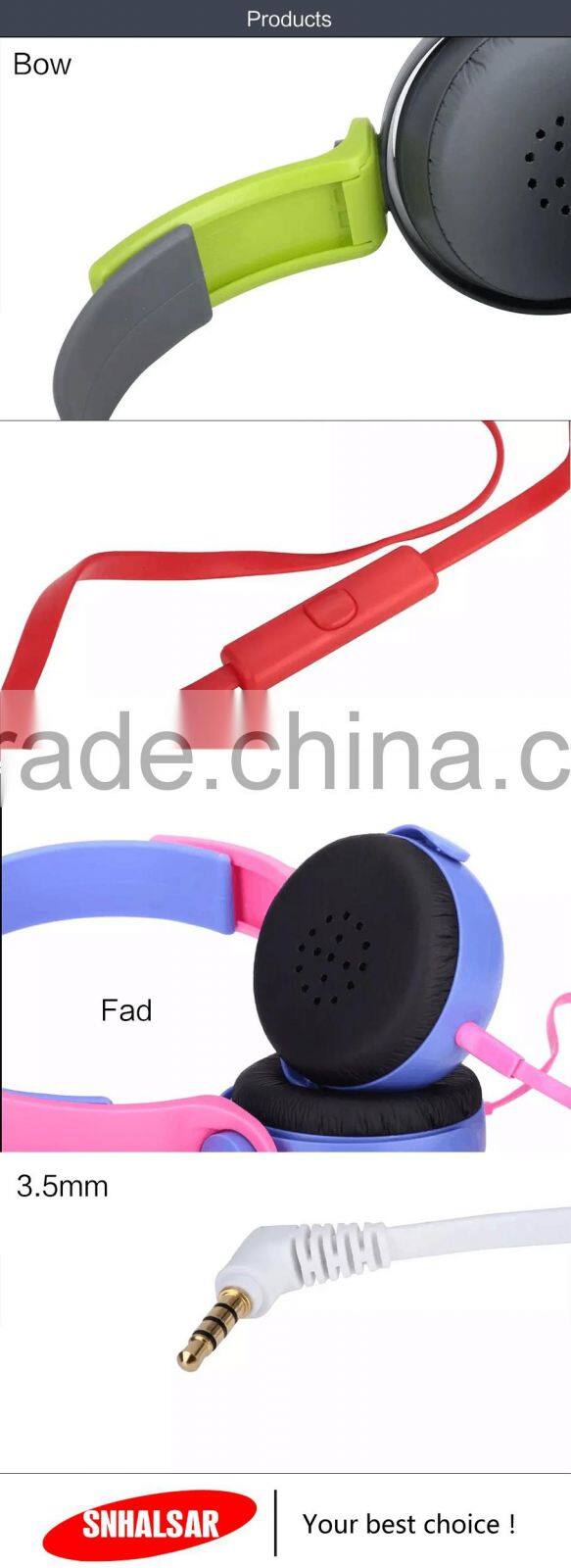 2016 Fashion design Over-Ear headphone headset EP-17