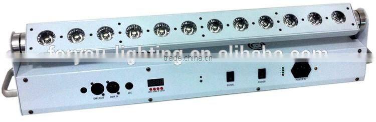 Manufacturer Wholesale Rechargeable DMX Wireless Battery Powered Backdrop 6in1 RGBWAUV 12pcs 18w LED Wall Washer Light