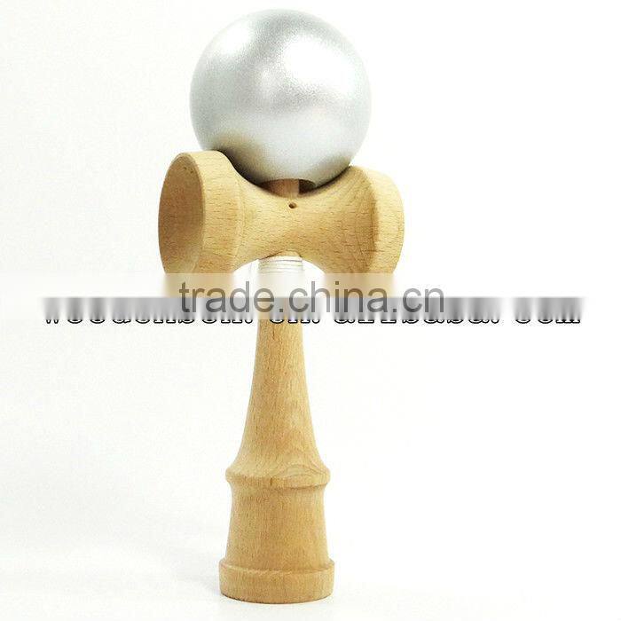Colorful wood kendama toy with reliable quality for sport games