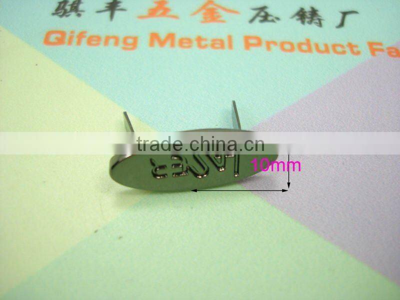 qifeng well design small metal lable