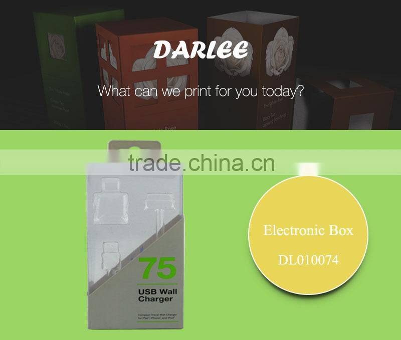 packaging box for usb wall charger with hang