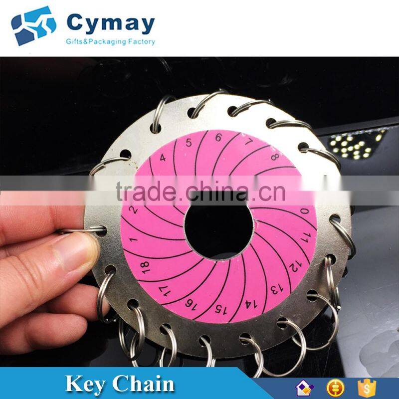 Custom PVC plastic key chain/Room number key chain/shoe key chain