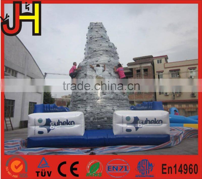 Best price inflatable climbing wall, moving rock climbing wall