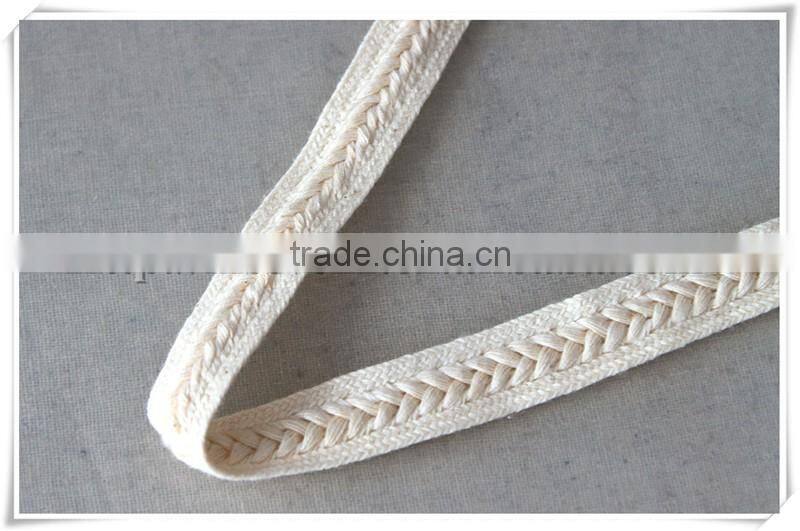 Classic design natural soft cotton kintted garment trimming