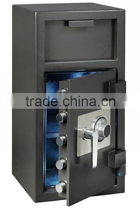 Depository safe front loading hopper safe deposit safe drop safe with La Gard lock or digital lock FH-3020C