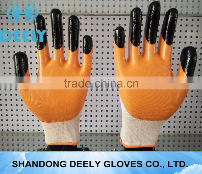 latex garden gloves double gum dipping latex glove