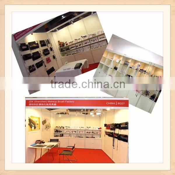 New Design 15pcs Premium Stylish Cosmetic Brush Set with Foldable Storage Box