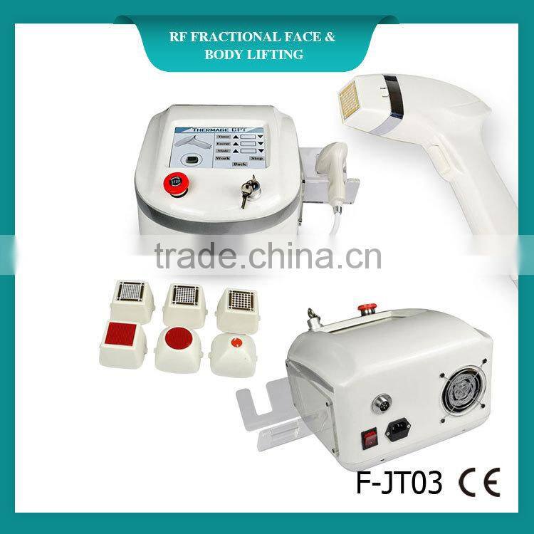 Newest product 2015 face skin lifting Facial Fractional RFmicro needle, radio frequency beauty machine with CE -F-TJ03