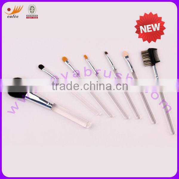 EYA 7pcs arylic handle make up brush set nylon hair