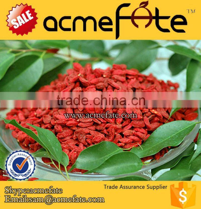 HACCP & ISO hot sell and top quality new harvest Ningxia dried goji berry in China