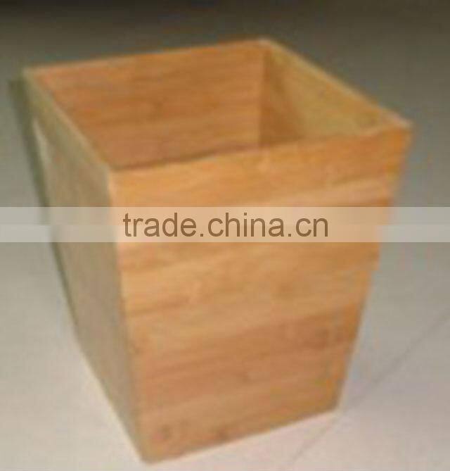 Bamboo waste bin
