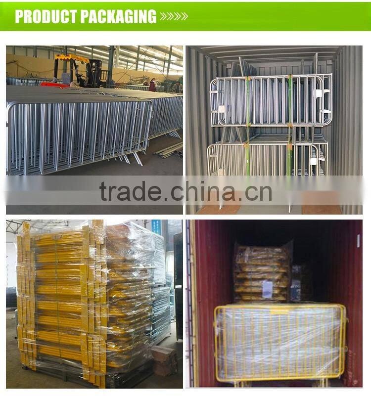Factory price plastic road safety crowd control fence high security parking lot barrier