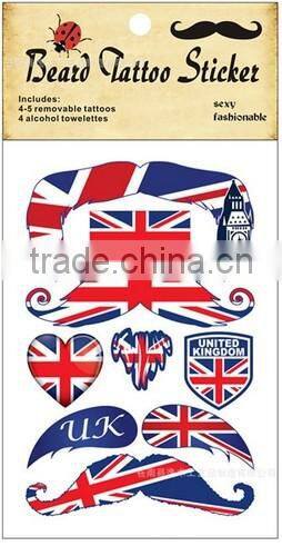 non-toxic football face sticker